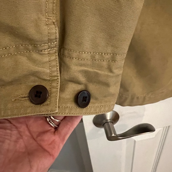 L. L. Bean Original Field Coat, men’s size large, saddle, brown corduroy collar. - Picture 12 of 12